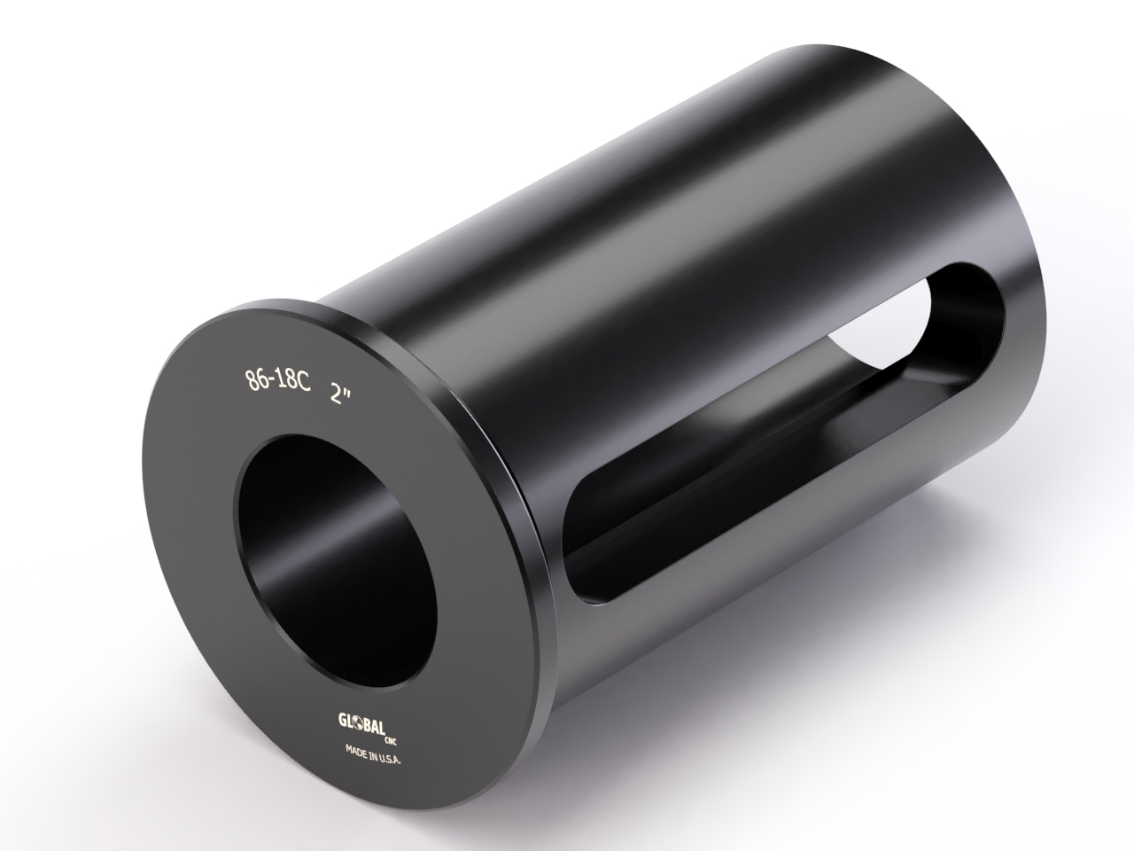 Picture of CNC 86-18C 32.00mm Global CNC Bushing Type C Outside Dia 90.00mm Inside Dia 32.00mm Length Under Head 5-3/4